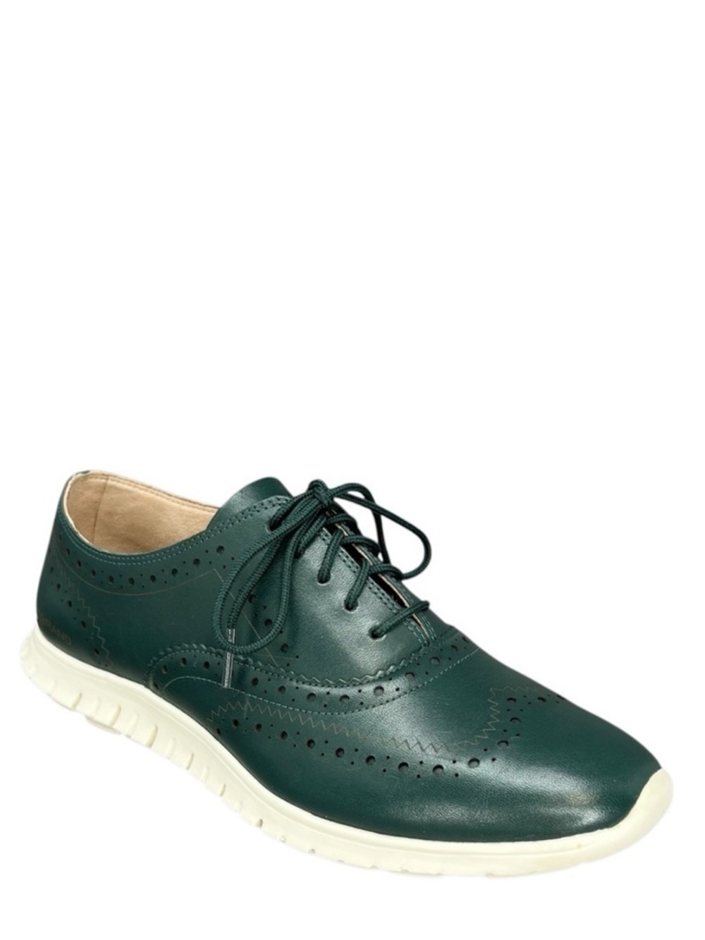 Cole Haan Women's OriginalGrand Wingtip Oxford Shoes Scarab Green Size 8 EUC